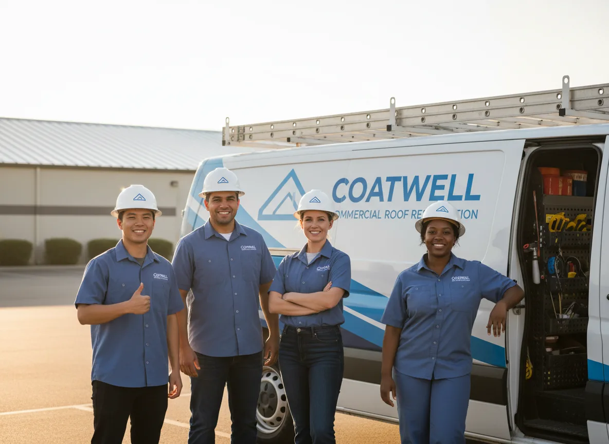 Commercial roof coating company in Weems, VA